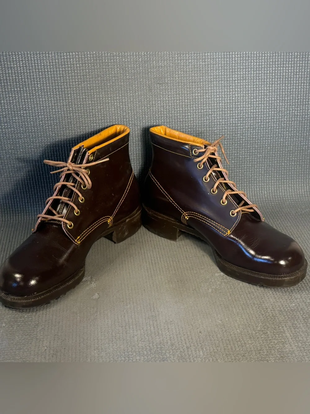 Dutch Military Surplus Leer Continental Boots Men’s Size 8.5
